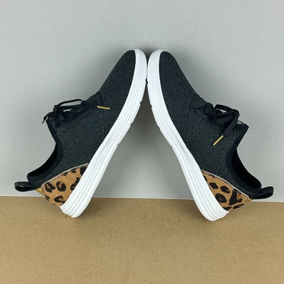 Cole Haan Grandjourney Sport Casual Sneakers Womens 8.5 Gray Tan Leopard - Picture 6 of 10